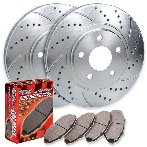 Premium Cross-Drilled & Slotted Brake Kit Image