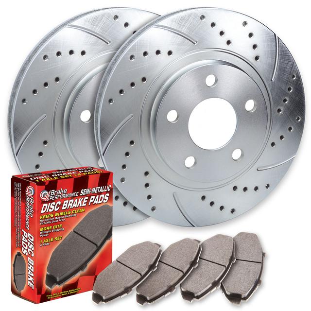 Performance Cross-Drilled & Slotted Brake Kit Image